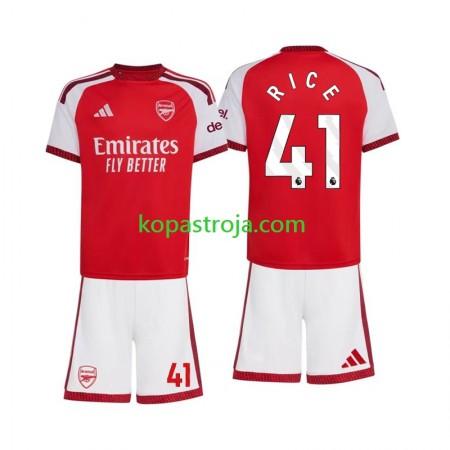 Billiga Fotbollströjor Arsenal Declan Rice 41 Barn Hemma tröja 2026/27 Kortärmad